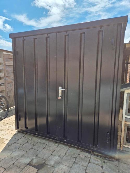 Container demontabel zwart 205 x 205, Tuin en Terras, Bergingen en Tuinkasten, Zo goed als nieuw, Ophalen