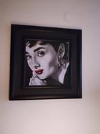 Audrey Hepburn 80x78 cm, Huis en Inrichting, Woonaccessoires | Schilderijen, Tekeningen en Foto's, Schilderij, Gebruikt, Ophalen