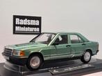 Mercedes-Benz 190e - Groen - 1:18 Norev Exclusief, Hobby en Vrije tijd, Modelauto's | 1:18, Auto, Norev exclusief Limited only