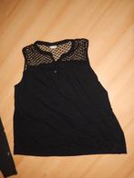 Zwarte top met opening schouder mt 44 (zgan), Ophalen, Zwart, Maat 42/44 (L), Zo goed als nieuw