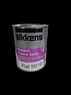 Sikkens Rubbol finura satin ral 9010 per liter 39,50