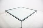 Cassina Le Corbusier LC-10 Salontafel, Ophalen, Italiaans Design, Zo goed als nieuw, Glas