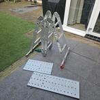 Uitklapbare ladder. Meerdere standen, Doe-het-zelf en Verbouw, Ophalen of Verzenden, 4 meter of meer