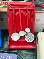 Emaille lepelrek rood, Antiek en Kunst, Ophalen of Verzenden