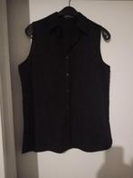 Kingfield zwarte blouse top maat 46, Zwart, Maat 46/48 (XL) of groter, Ophalen of Verzenden, Zo goed als nieuw