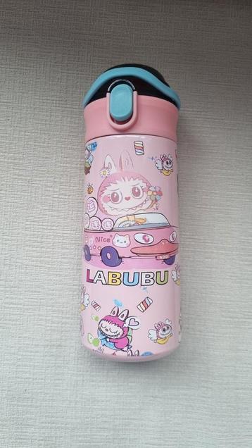 Labubu RVS drinkbeker Rose en rood.  beschikbaar voor biedingen