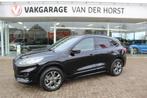 Ford Kuga 2.5-225pk Plug-in Hybrid ST-Line X. Hybride rijden, Auto's, Ford, 12 maanden, Zwart, 4 cilinders, Leder en Stof