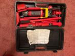 Autokrik set 2 ton + 2 assteunen - Movecare, Auto diversen, Ophalen of Verzenden, Gebruikt, Hydraulisch, Garagekrik