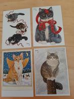 24 ansichtkaarten Franciens katten (1), Verzenden, 1980 tot heden, Ongelopen, Hond of Kat