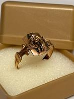 Art deco geel gouden ring, Sieraden, Tassen en Uiterlijk, Antieke sieraden, Verzenden, Goud, Ring