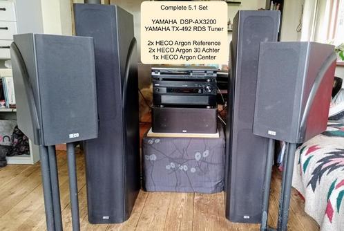 Yamaha DSP-AX3200 (Zwart) 5.1 (6.1) set met LSP’s, Audio, Tv en Foto, Home Cinema-sets, Zo goed als nieuw, Overige spelers, 5.1-systeem