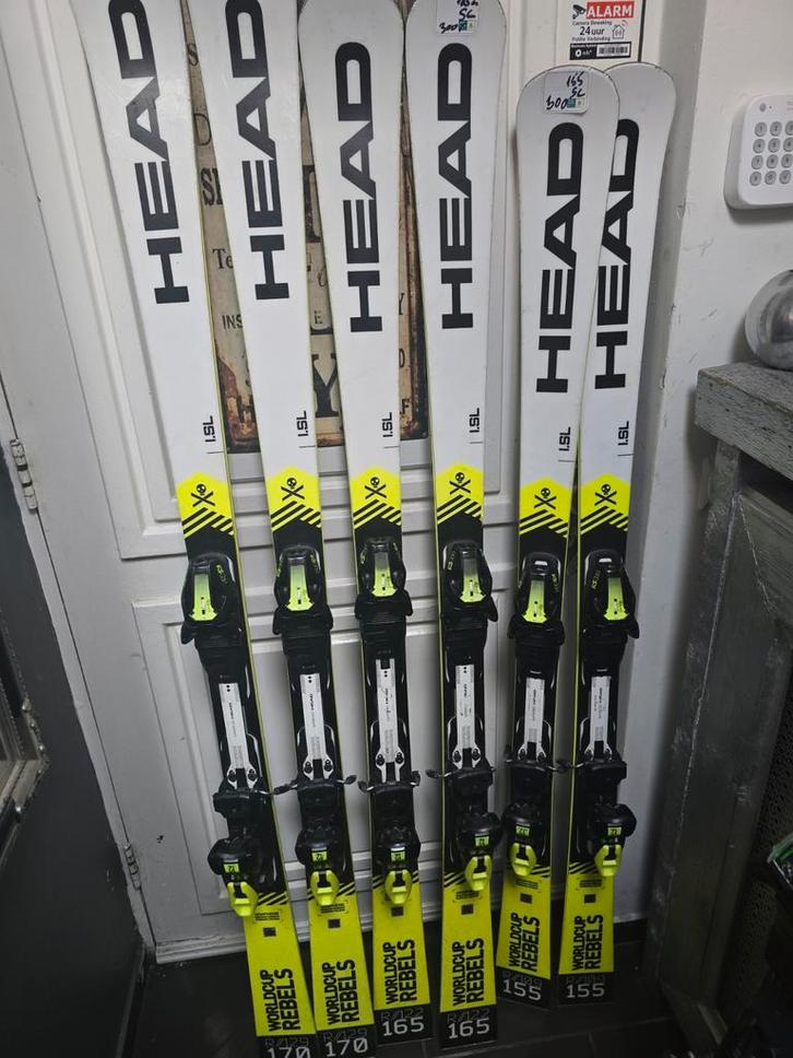 170cm HEAD I.SL WORLDCUP REBELS NP900 TOP sl ski, Sport en Fitness, Skiën en Langlaufen, Zo goed als nieuw, Ski's, Skiën, Head