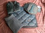 Compleet set Equestrian Stockholm Steel Blue Full dressuur, Ophalen of Verzenden, Gebruikt, Dekje