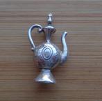 zilveren vintage bedel Arabische theepot [260], Overige merken, Verzenden, Zo goed als nieuw, 1 bedel