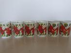 4 Cherry 2 Strawberry,design by Crown Trend China, England., Antiek en Kunst, Antiek | Servies los, Ophalen of Verzenden