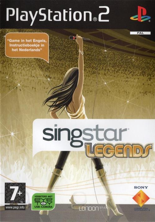 SingStar Legends – PlayStation 2, Spelcomputers en Games, Games | Sony PlayStation 2, Zo goed als nieuw, Muziek, 3 spelers of meer