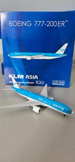 KLM (asia) Boeing 777-200er, Verzamelen, Luchtvaart en Vliegtuigspotten, Ophalen of Verzenden, Schaalmodel, Zo goed als nieuw