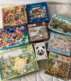 9 legpuzzels, diverse afbeeldingen, Ophalen, 500 t/m 1500 stukjes, Gebruikt