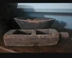 Aura peeperkorn trog met steel!!, Ophalen, Zo goed als nieuw, Rechthoekig, Hout