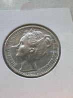 1 gulden 1907 Wilhelmina, mooie kwaliteit, Postzegels en Munten, Munten | Nederland, 1 gulden, Zilver, Ophalen of Verzenden, Koningin Wilhelmina