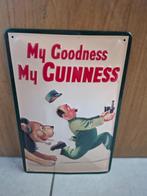 Prachtig reclamebord Guinness - My Goodness My Guinness, Verzamelen, Biermerken, Ophalen of Verzenden, Nieuw, Reclamebord, Plaat of Schild