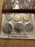 Spanje 1982 WK voetbal munten set, Ophalen, Setje, Koningin Beatrix, Zilver