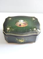 Nostalgisch groen Pickwick thee blik in erg goede staat, Ophalen of Verzenden, Gebruikt, Thee, Pickwick