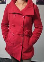 Rode duffelcoat winter. Dames mt XL, Kleding | Dames, Ophalen of Verzenden, Zo goed als nieuw, Maat 46/48 (XL) of groter, Rood
