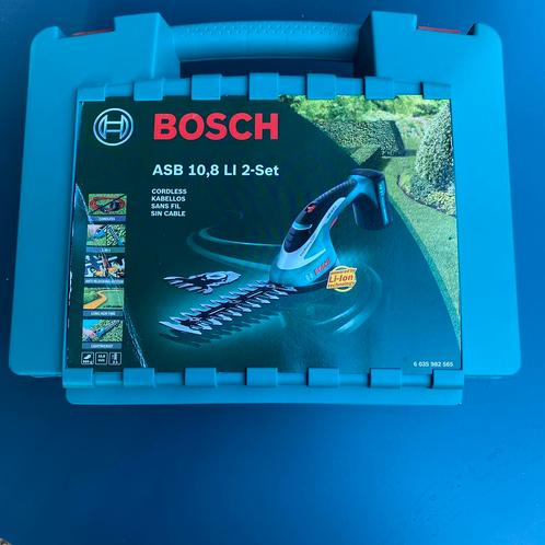Bosch ASB 10,8 LI accu buxusschaar, Tuin en Terras, Heggenscharen, Zo goed als nieuw, Accu, Ophalen of Verzenden