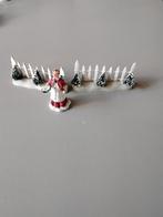 Kerstdorp Figuur met Hek en Boompjes ALLEEN APHALEN, Ophalen of Verzenden, Gebruikt