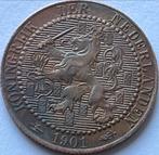 Hele mooie cent 1901, Postzegels en Munten, Munten | Nederland, Ophalen of Verzenden, Koningin Wilhelmina, 1 cent, Losse munt