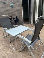 Dukdalf stoelen en tafel, Zo goed als nieuw