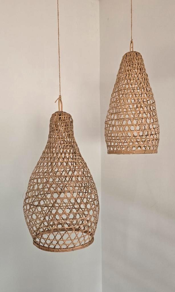 Rotan Hanglamp Titisan - Sfeervolle Verlichting, Huis en Inrichting, Lampen | Hanglampen, Nieuw, Minder dan 50 cm, Ophalen of Verzenden