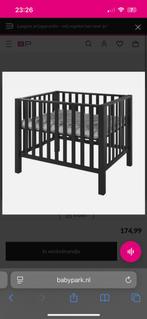 Europe Baby Casper Box Mat Zwart, Kinderen en Baby's, Boxen, Ophalen of Verzenden, Gebruikt, Boxkleed