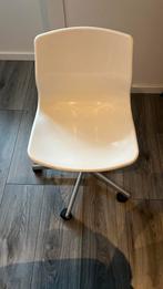 Witte buro stoel, Huis en Inrichting, Bureaustoelen, Ophalen of Verzenden, Gebruikt, Wit