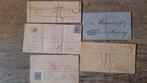 Kavel Nederland met 5 zeer oude brieven, Verzenden, Buitenland