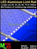 LED Profiel Rigid Strip Bar Rail 25 - 100 cm SMD5630 - Blauw, Ophalen of Verzenden, Nieuw, LEDverlichtingsprofiel