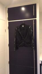 Saint Tropez zwart Colbert jasje met glitter mouw maat L, Kleding | Dames, Ophalen of Verzenden, Zo goed als nieuw, Maat 42/44 (L)