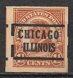 USA Schermack type III coil stamp precancelled Chicago zie s, Verzenden, Gestempeld, Noord-Amerika
