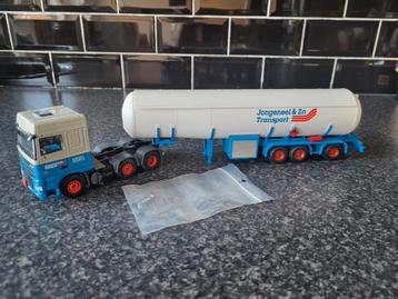Tekno DAF 95XF 380 met gastankoplegger JONGENEEL & Zn  beschikbaar voor biedingen