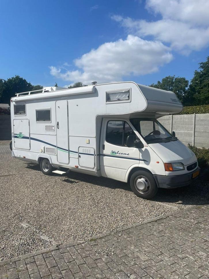 Ford Transit Chausson 35 XXL | 6pers | Nieuwe luifel+APK, Caravans en Kamperen, Campers, Particulier, tot en met 6, Alkoof, Ford
