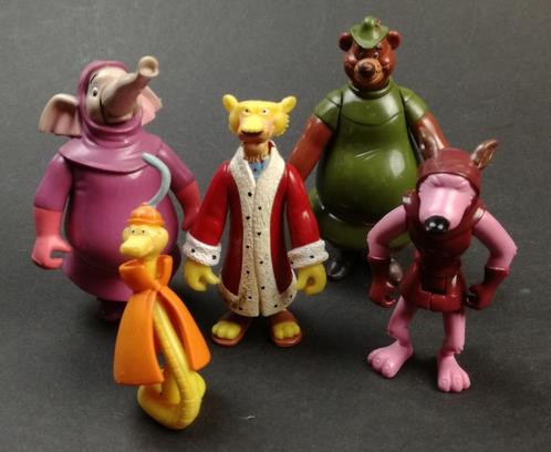 Disney Heroes 5 ROBIN HOOD figuren 2004 FAMOSA, Verzamelen, Disney, Gebruikt, Beeldje of Figuurtje, Overige figuren, Verzenden