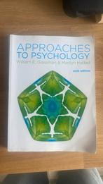 Approaches to Psycholology, Ophalen of Verzenden, Zo goed als nieuw, WO