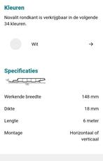 Kunststofgevelbekleding Rondkant/Sponningdeel  €60,66, Doe-het-zelf en Verbouw, Platen en Panelen, Verzenden, Nieuw, Overige materialen