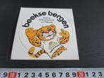 sticker strip panter mascotte beekse bergen hilvarenbeek *, Verzamelen, Stickers, Ophalen, Zo goed als nieuw, Bedrijf of Vereniging