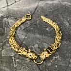 14k gouden armband panter model schakel nieuw, Ophalen of Verzenden, Nieuw, Goud