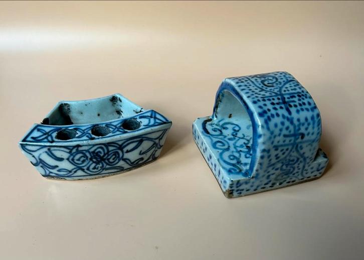 Chinees stempel en inktpotje Qing Dynastie, Antiek en Kunst, Kunst | Niet-Westerse kunst, Ophalen of Verzenden