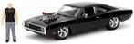Dodge Charger 1970 + DOM figuur Schaal 1:24, Auto, Jadatoys, Nieuw, Ophalen of Verzenden