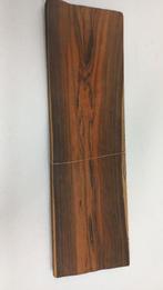 Palisander fineer 16 vellen 62 x 18,5 cm, Minder dan 25 mm, Ophalen of Verzenden, Zo goed als nieuw, Minder dan 200 cm