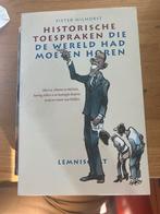 Historische Toespraken - Pieter Hilhorst, Boeken, Ophalen of Verzenden, Gelezen, Politiek en Staatkunde, Wereld